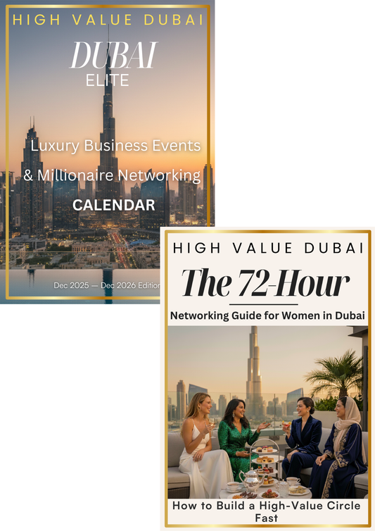 The Dubai Power Network Bundle (Calendar + 72h Guide for Women)